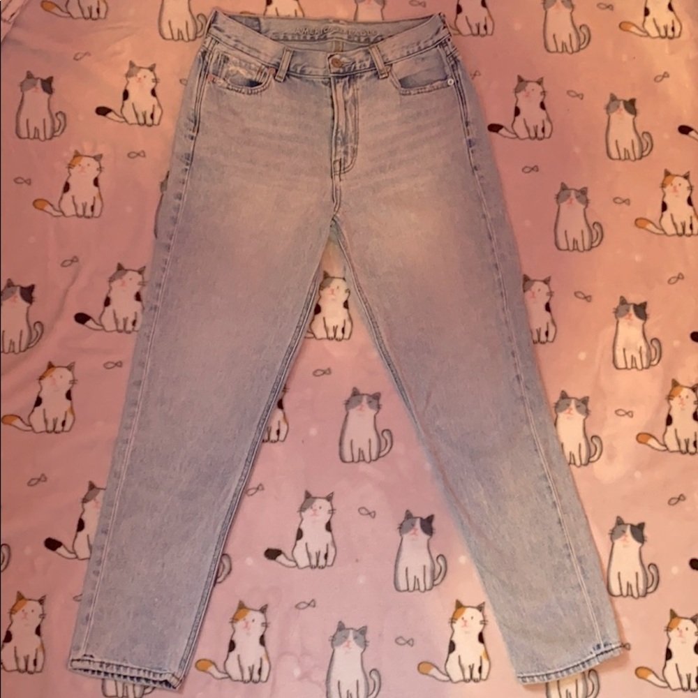 🦅American Eagle Light Blue Denim Mom Jeans🦅